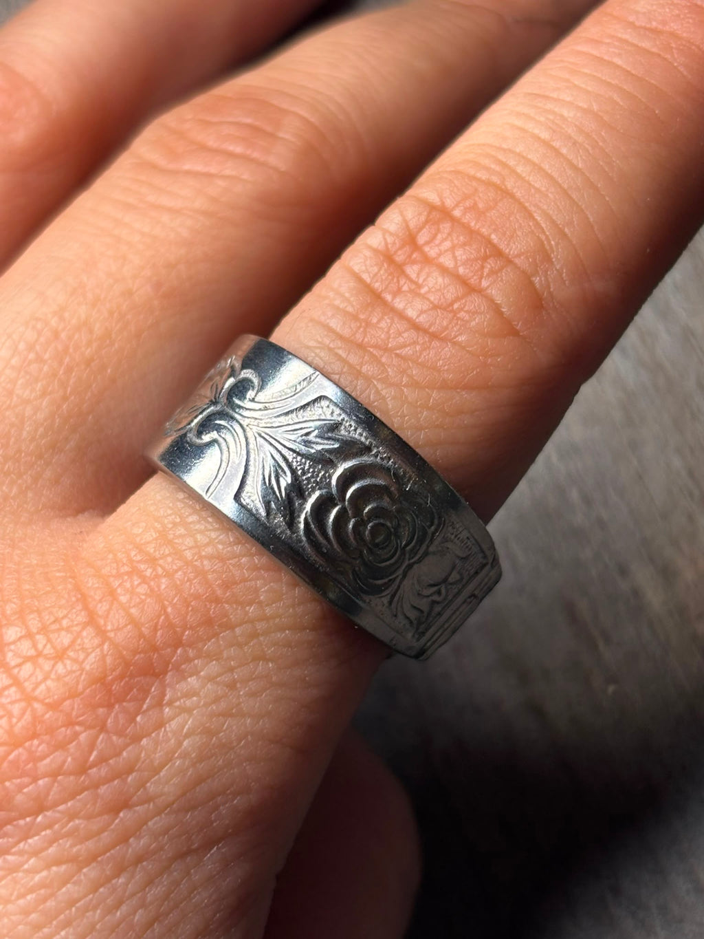 Anillo Lotus - Acero Inoxidable