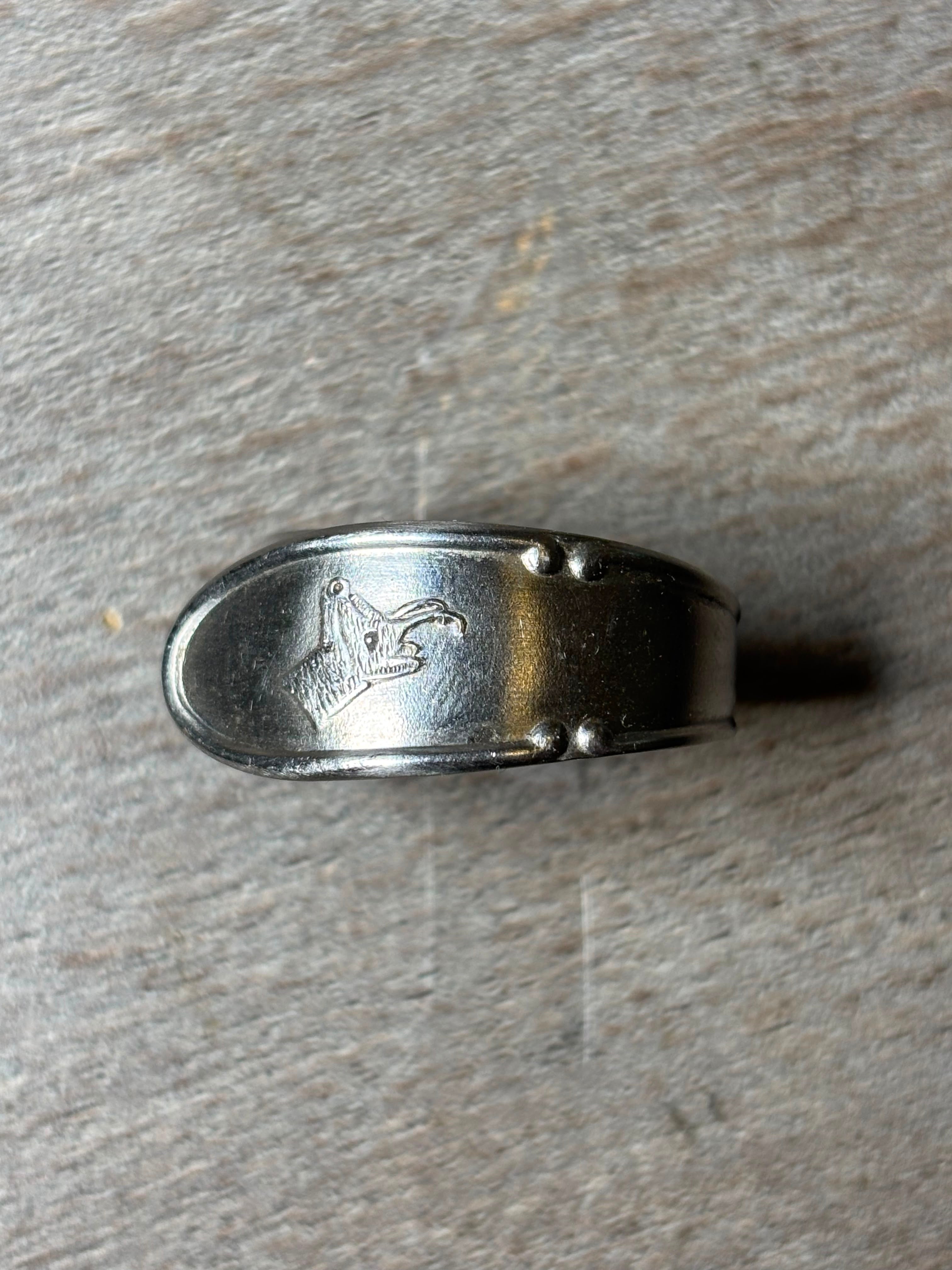 Anillo Minotauro - Baño de plata