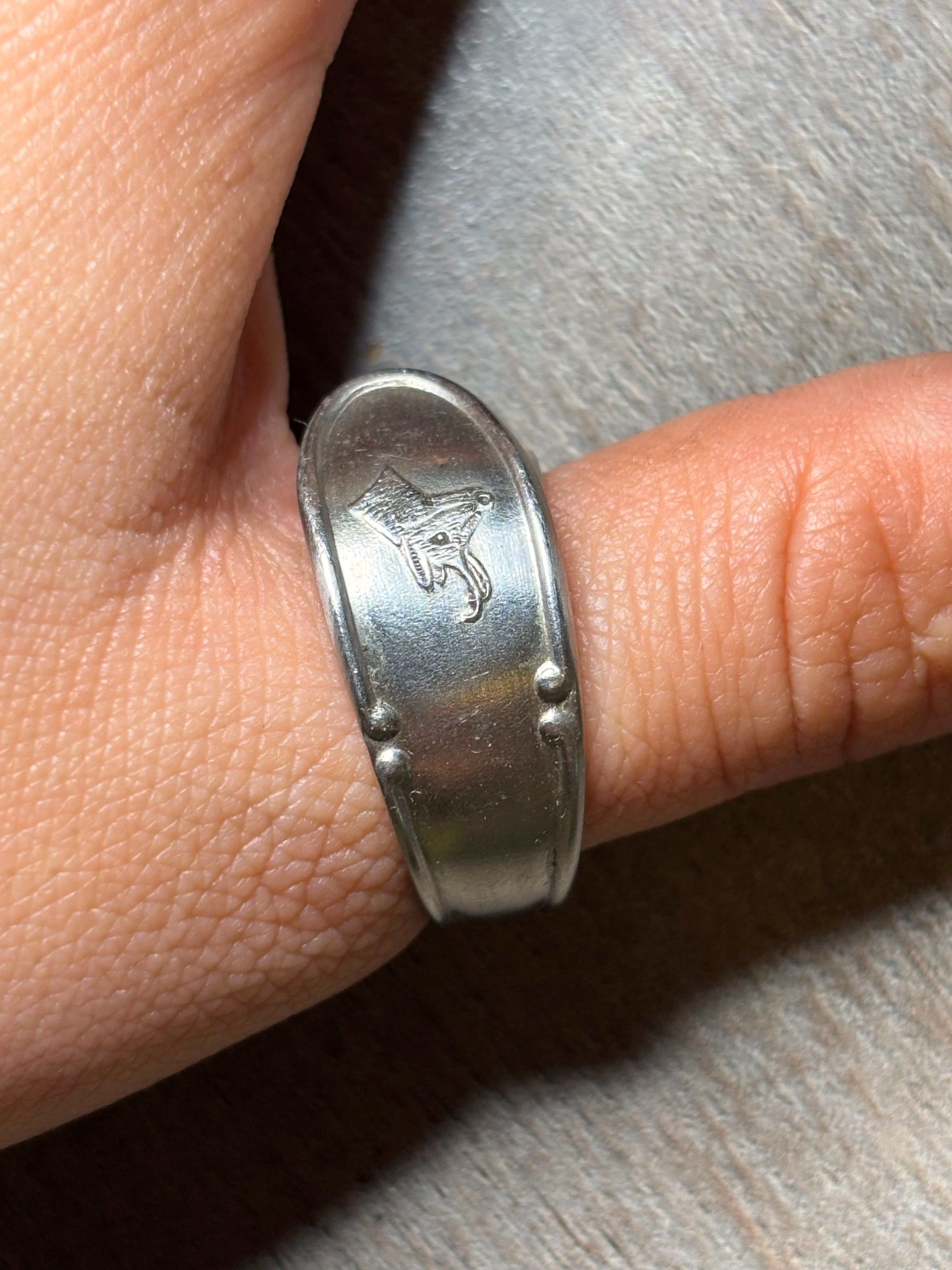 Anillo Minotauro - Baño de plata
