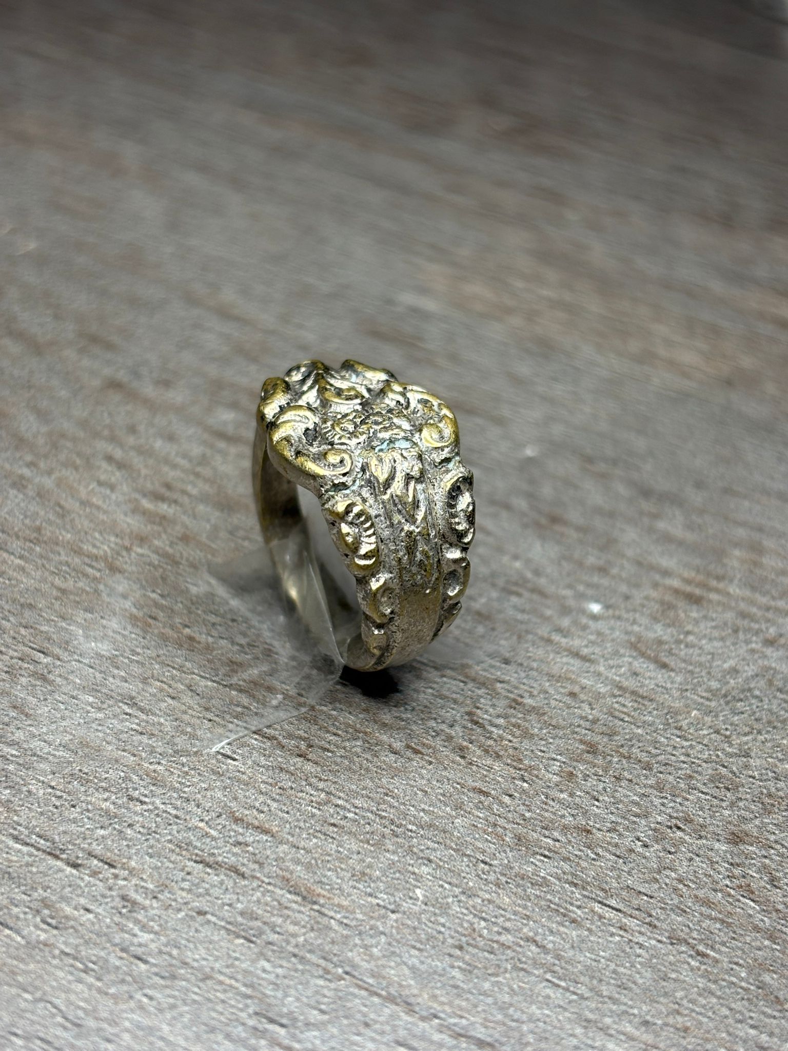 Anillo Vetus Flora - Bañado en plata 800