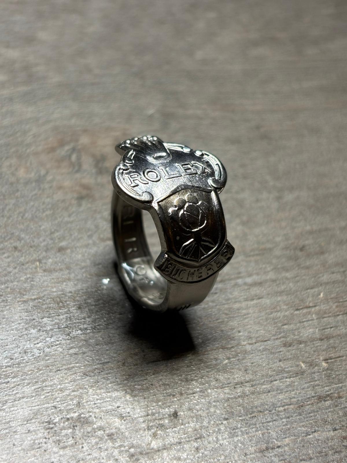 Anillo Rolex - Acero suizo