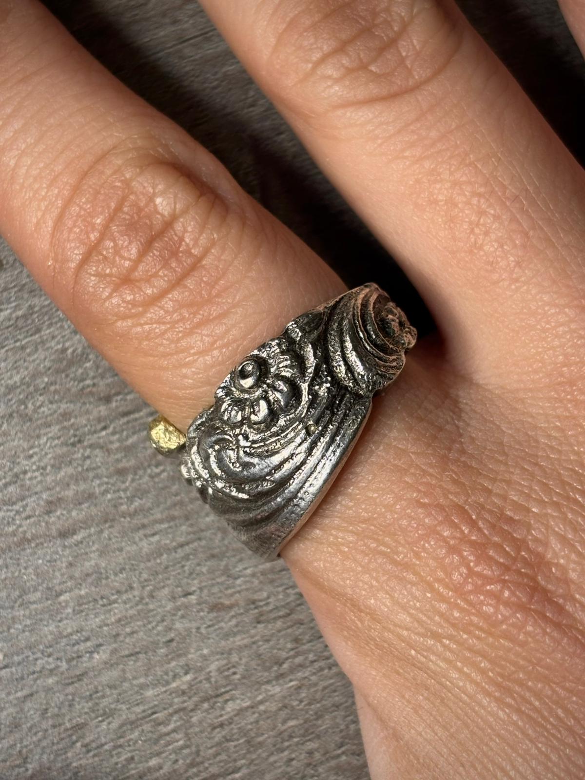 Anillo Flora - Plata 900