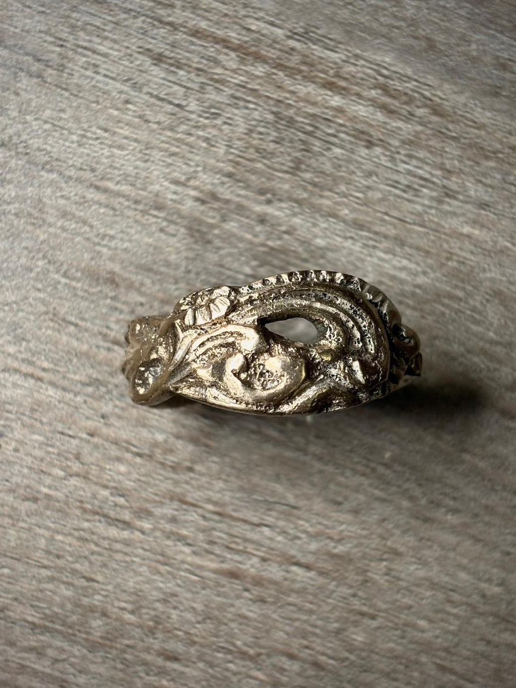 Anillo Floral - Plata 900