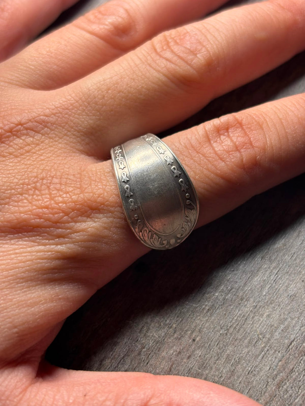Anillo Delmira - Acero inoxidable