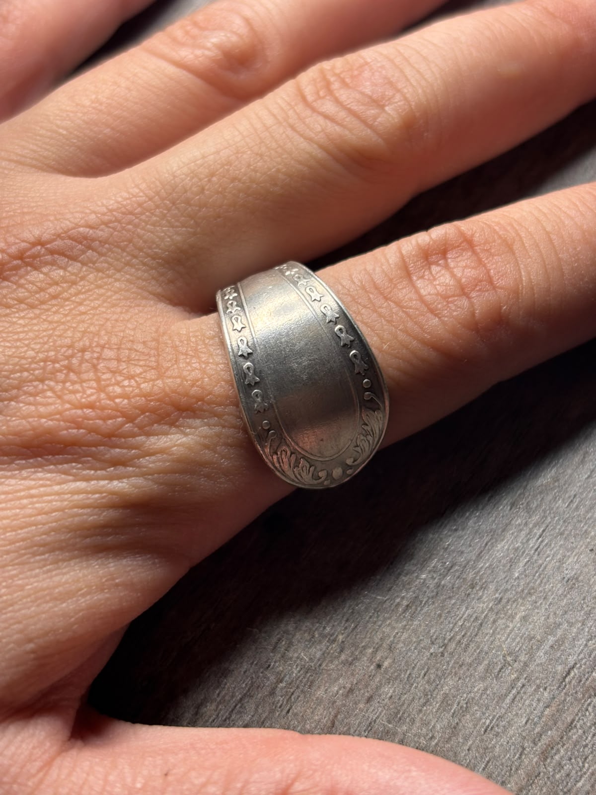 Anillo Delmira - Acero inoxidable
