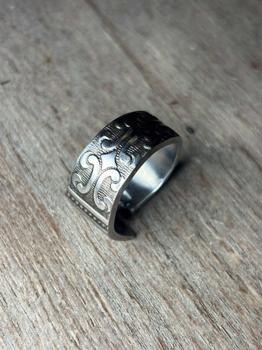 Anillo Rajah - Acero inoxidable