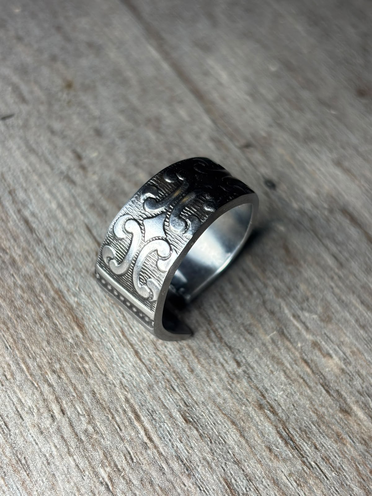 Anillo Rajah - Acero inoxidable