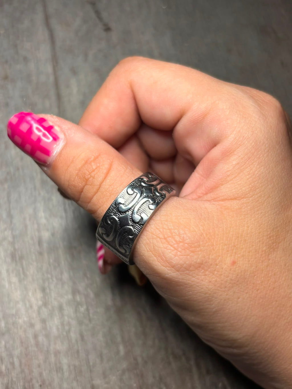 Anillo Rajah - Acero inoxidable