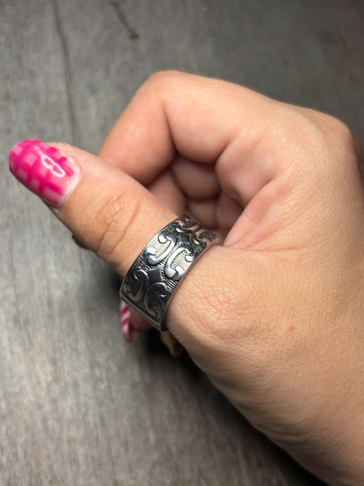 Anillo Rajah - Acero inoxidable