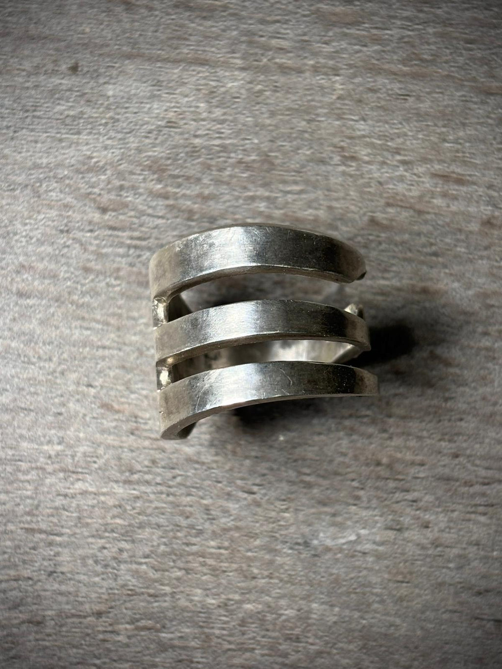 Anillo Tridente - Plata 800