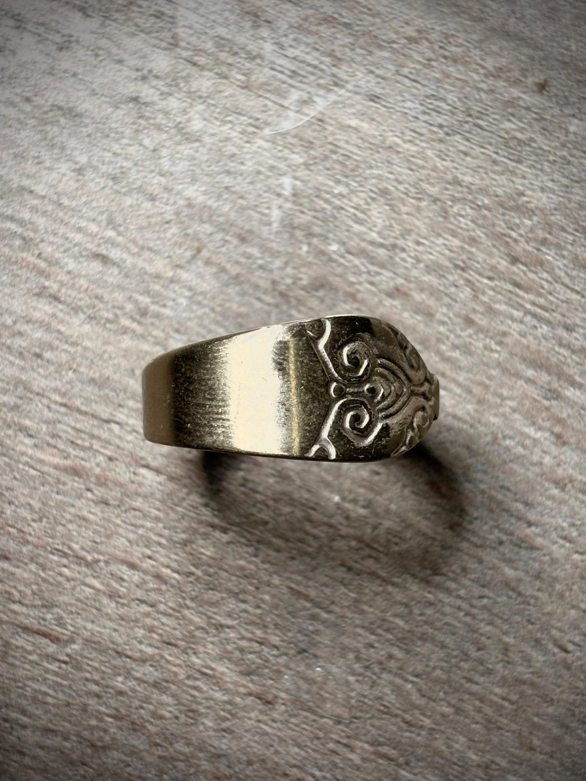 Anillo Runas - Plata 800